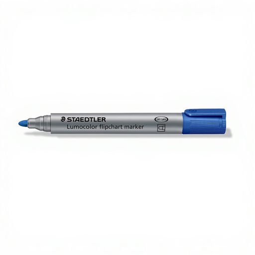 STAEDTLER Lumocolor Flipchart Marker, Blue, Round Tip