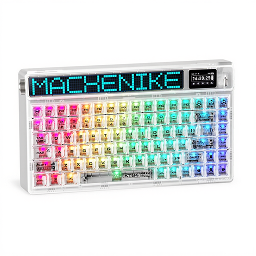 Machenike KT84-B84W 75% Tri-mode Mechanical Keyboard