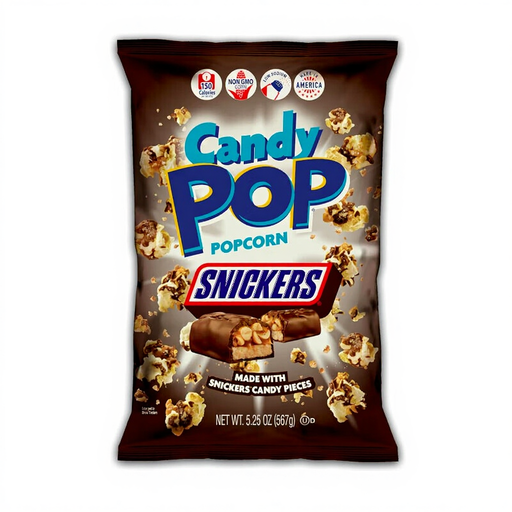 Pop Corn Candy Pop Snickers 149g