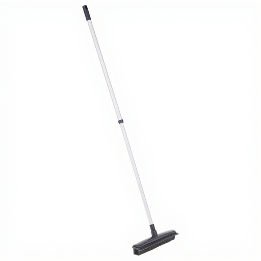 Rubber Brush Broom - Grey