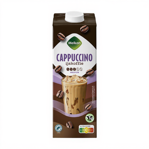 Melkan Iced Coffee Cappuccino - 1 L