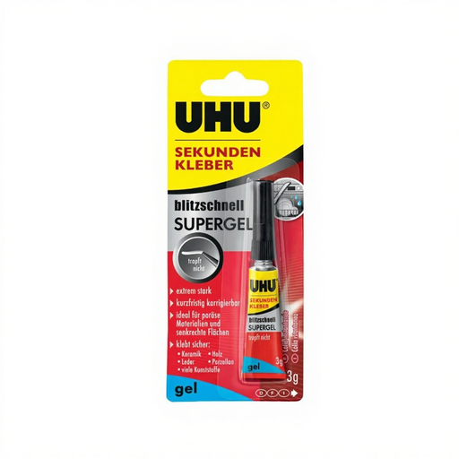 UHU Super Glue Gel Tube 3g