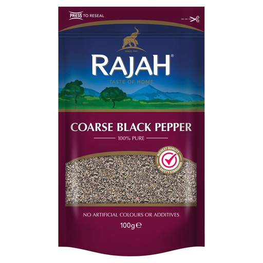 RAJAH Spices Coarse Black Pepper 100G