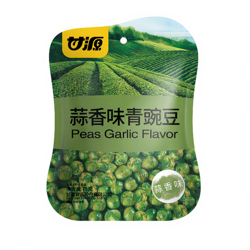 Gan Yuan Garlic Flavour Green Peas 75g