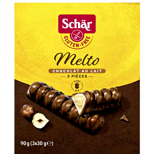 Schär Gluten-Free Melto Hazelnut Wafer Bars 3x30g