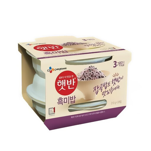 CJ Microwavable Cooked Rice (Black Rice) 210g*3