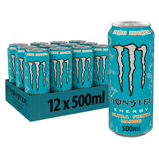 Monster Energy Ultra Fiesta Mango Ohne Zucker 12x0.5L