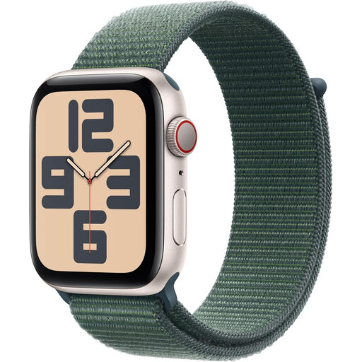 Apple Watch SE - 44 毫米 - 星光色铝金属表壳