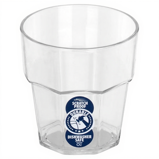 Transparenter und bruchsicherer Tumbler AS mit 275 ml Fassungsvermögen