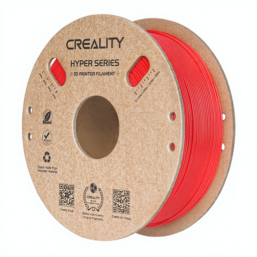 Creality Hyper PLA Red 1KG , High-Speed 30-600mm/s, Dimensional Accuracy +/-0.02mm, Compatible with Most FDM 3D Printers, 1KG (2.2lbs) Spool