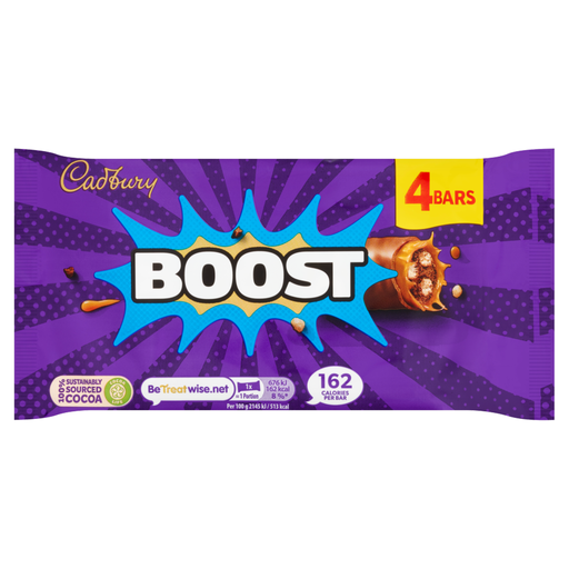 Cadbury Boost 4 Bars 126g