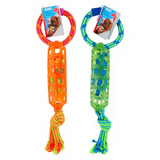 Dog Toy Rope - random selection from assorted pack of 2 designs - 1 piece