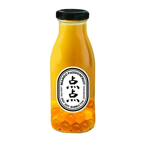 Dot Dot Bubble Tea - Mango Passionfruit Bubble Tea - 250ml