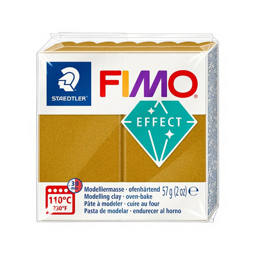 STAEDTLER FIMO Effect 8010 Metallic Standard Block Metallic Steel Grey