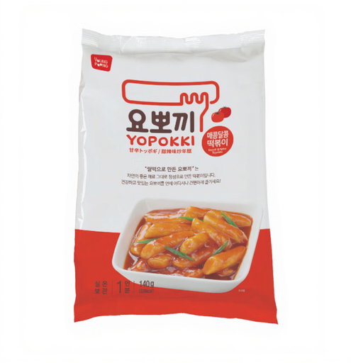 Yopokki Sweet and Spicy Tteokbokki Pack 140g