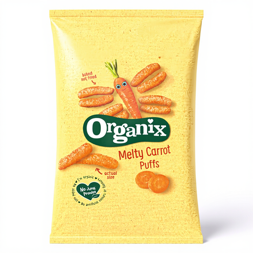 Organix Melty Carrot Puffs