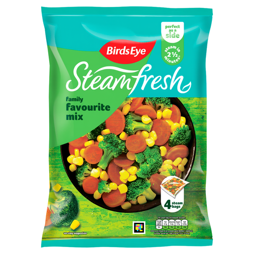 Birds Eye Steamfresh Family Favourite Mix steam bags, 540g