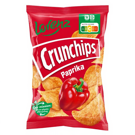Lorenz Crunchips Paprika Potato Crisps 150g