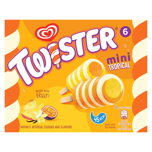 Twister Mini Tropical Ice Cream Lollies 300ml