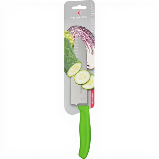 Victorinox Swiss Classic Santokumesser 17 cm Grün