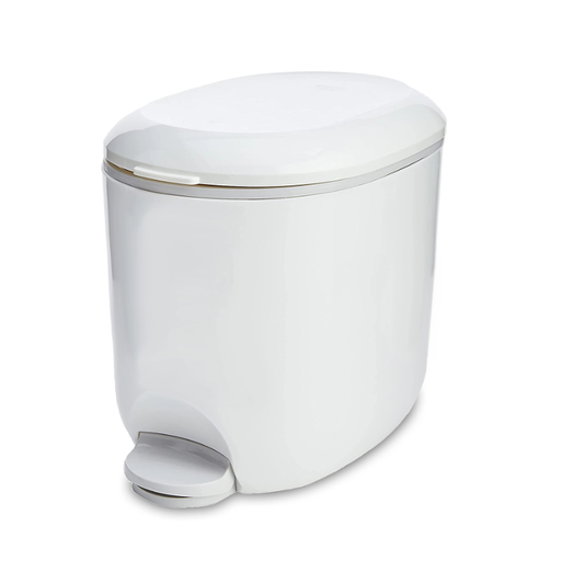 Addis Bathroom Pedal Bin - White