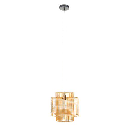 Interiors by Premier Pendant Light Jaya Rattan Natural