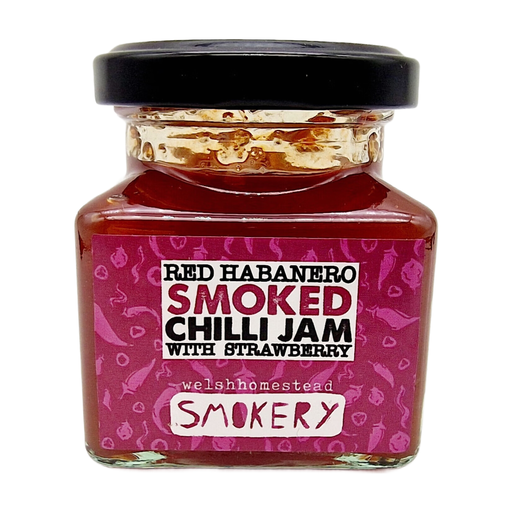 Welshhomestead Smokery Red Habanero & Strawberry Smoked Chilli Jam