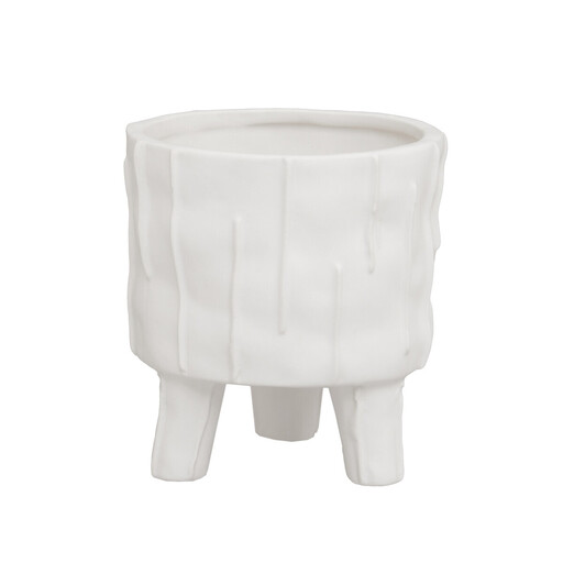 Interiors by Premier Indoor Planter Fara White Small