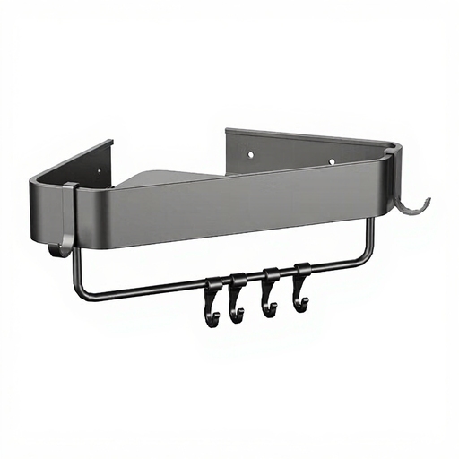 ochama×J.ZAO No Drilling Bathroom Aluminum Shower Caddy
