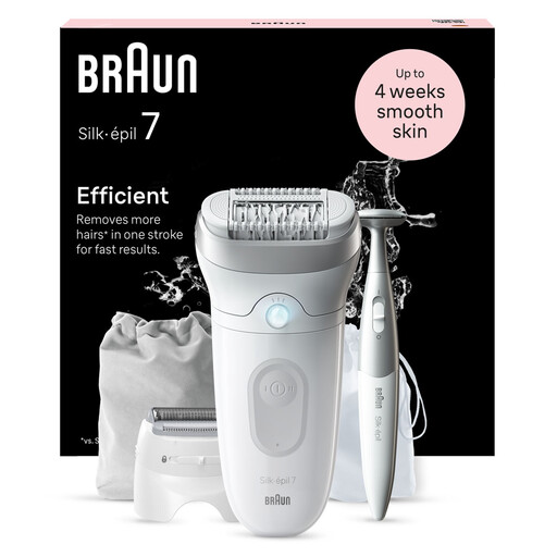 Braun Silk-épil 7 SE7-241, Wet & Dry Cordless Epilator
