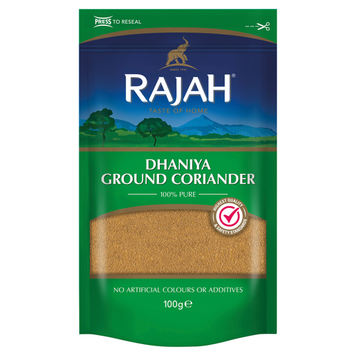 RAJAH Spices Dhaniya Ground Coriander 100G
