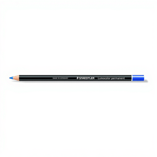 STAEDTLER Lumocolor Permanent Glasochrom Blue Glass-Marking Pencil