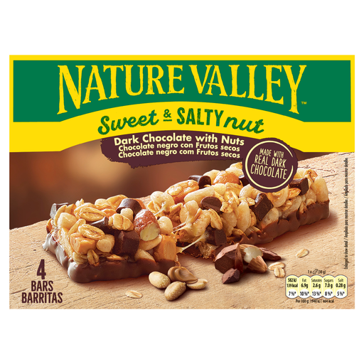Nature Valley Sweet & Salty Nut Dark Chocolate With Nuts