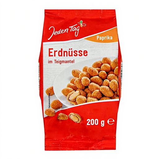 Jeden Tag Crunchy Peanuts Paprika Flavour 200g