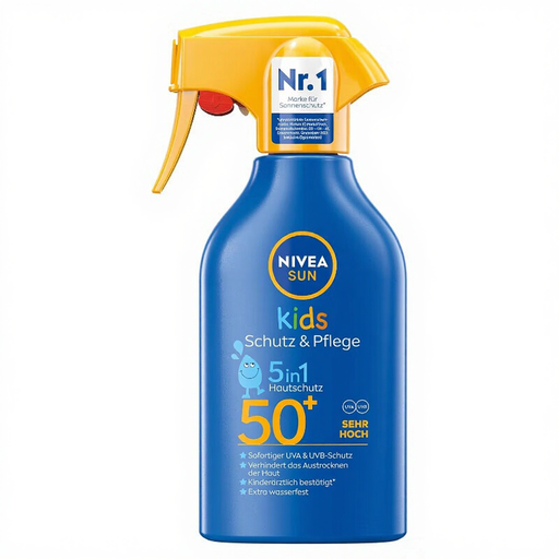 NIVEA Sun Kids Protection & Care 5-In-1 Skin Protection SPF 50+ Sun Spray