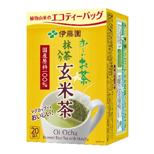 伊藤园 Oi Ocha 焙茶玄米茶含抹茶 38g