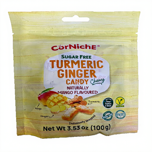 Corniche Sugar Free Ginger Chews Mango