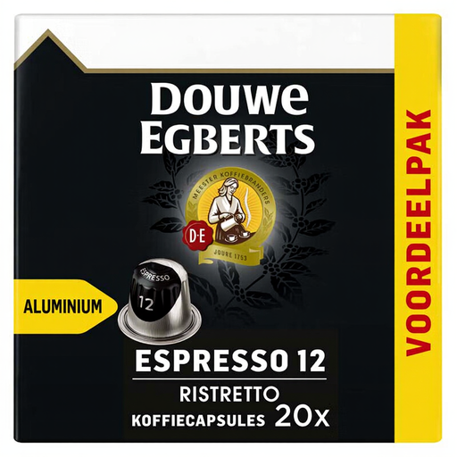 Douwe Egberts Espresso Ristretto Coffee Capsules - 20 pcs