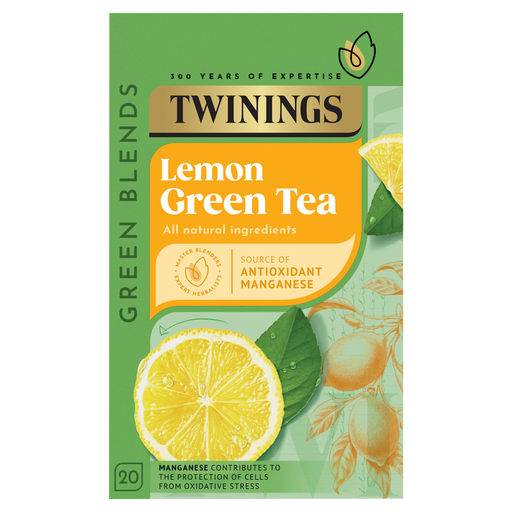 Twinings Lemon Green Tea, 20 tea bags