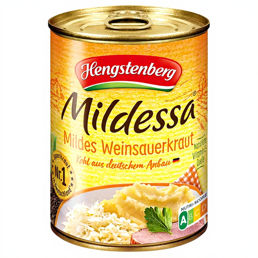 Hengstenberg Mildessa Mildes Weinsauerkraut 580ml