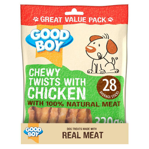 Good Boy Paws Chicken Twists