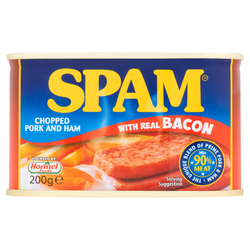 SPAM Chopped Pork And Ham With Real Bacon 200g