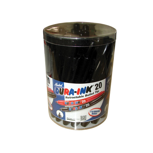 Markal DURA-INK 20 Retractable Markers Black
