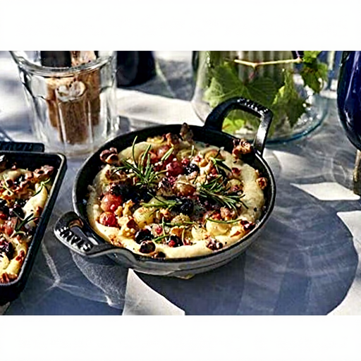 Staub Medium Cast Iron Frying Pan – Double Handles – 16?cm