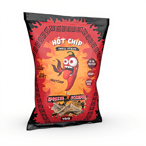 HOT CHIP Snack Hot Chip Strips Smoked Scorpio 80 g
