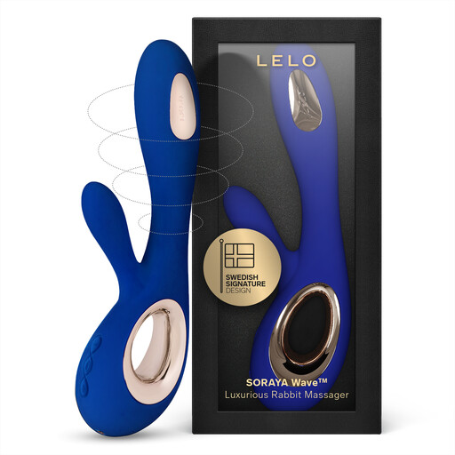 LELO SORAYA Wave Midnight Blue Elegant Rabbit Vibrator