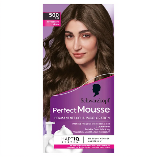 Perfect Mousse Foam Hair Color 5-0/500 Medium Brown