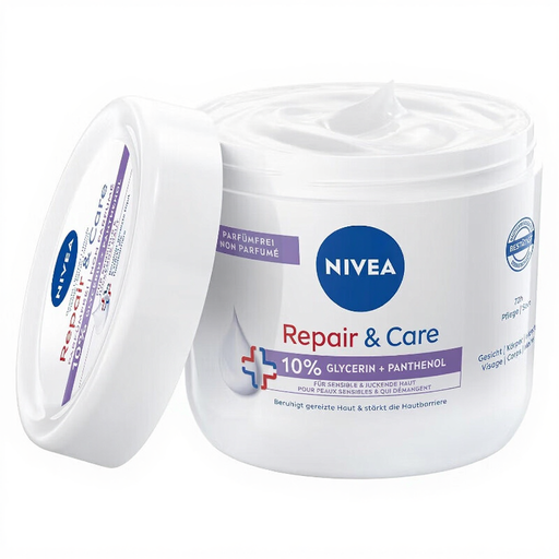 NIVEA Repair & Care Fragrance-Free Cream Tin 400ml