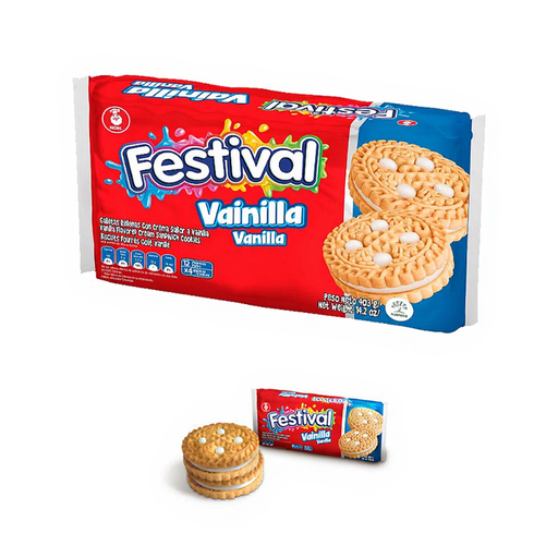 FESTIVAL Vanilla Flavour Cookies 403 gr