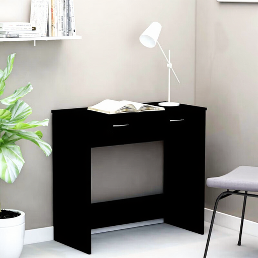 vidaXL Desk - Processed Wood, Black, 80 x 40 x 75 cm